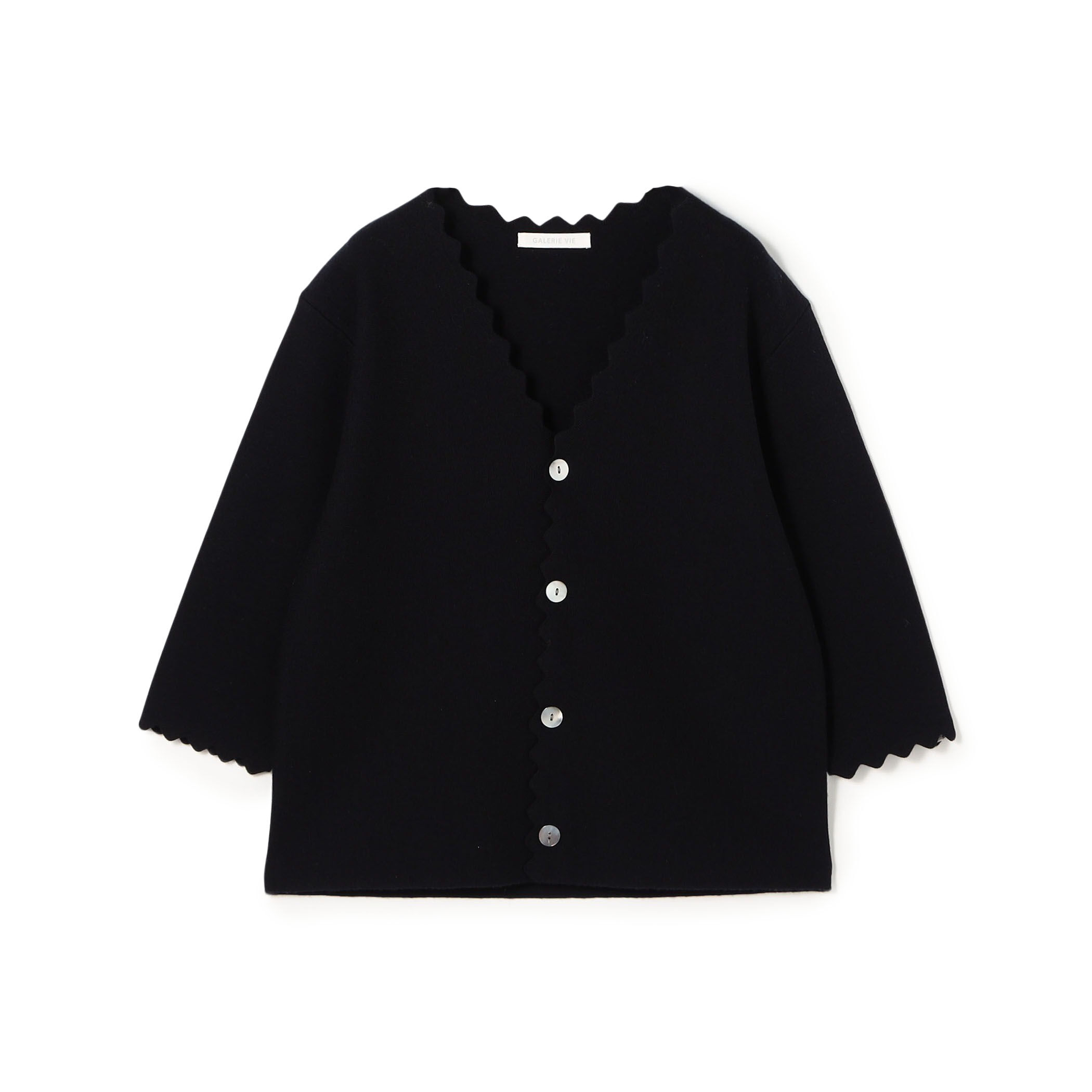 ウーステッドミラノリブ Vネックカーディガン｜トゥモローランド 公式通販