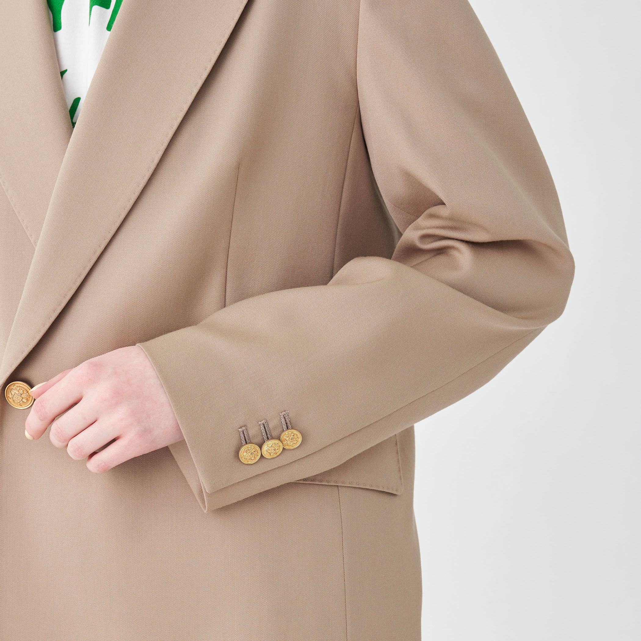 ウールギャバジン ダブルブレストジャケット｜トゥモローランド 公式通販