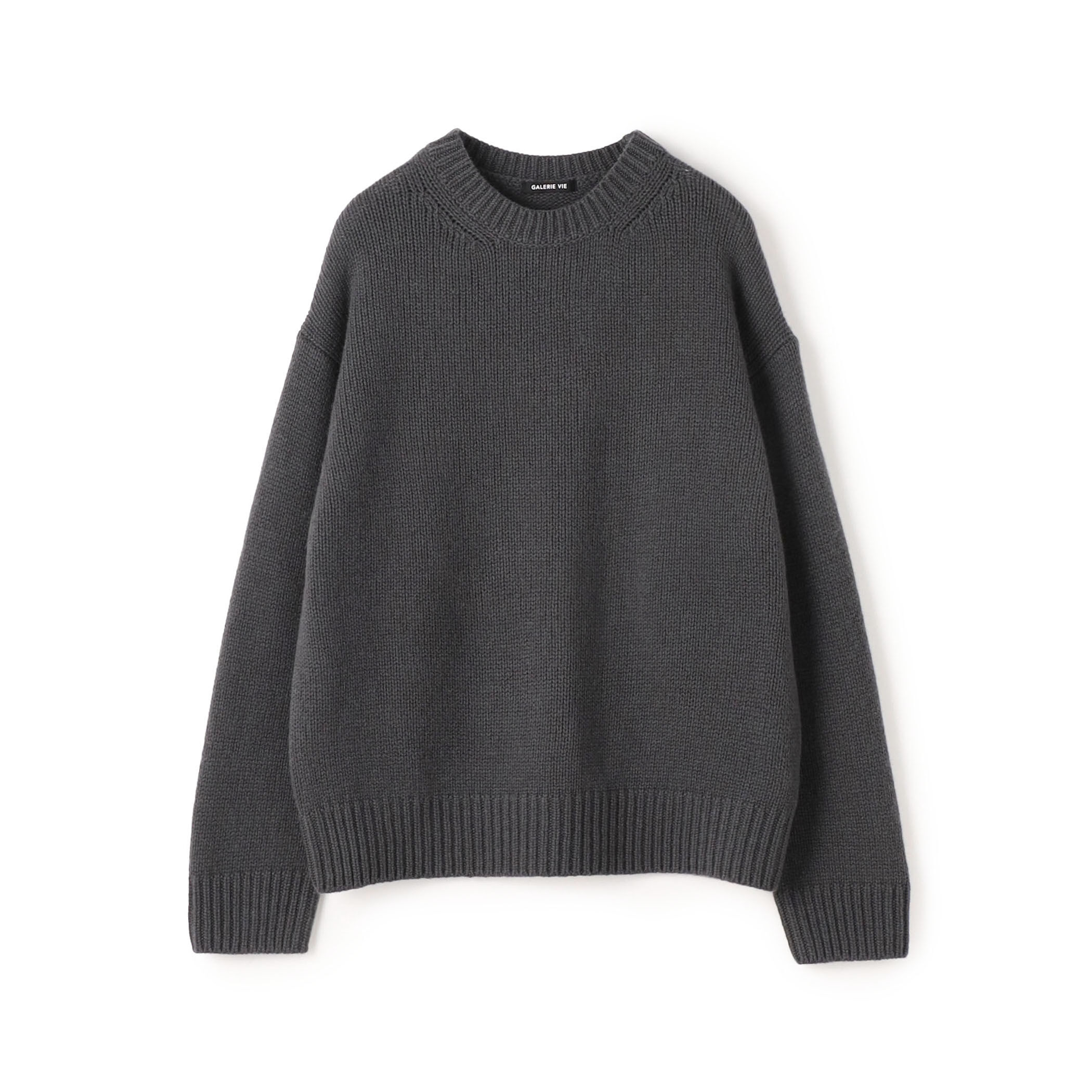 ファインウールクルーネックニット｜トゥモローランド 公式通販