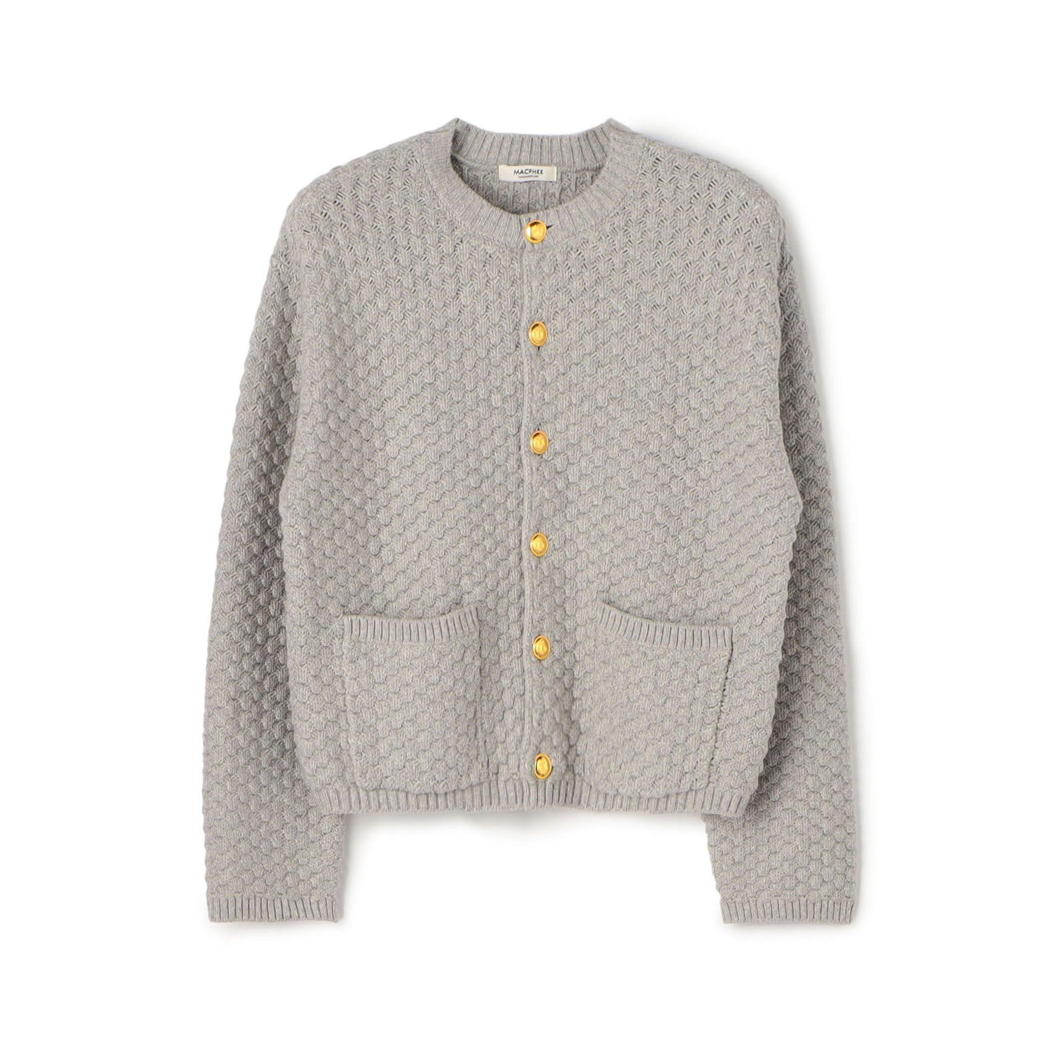 ハイブリットケーブル クルーネックカーディガン｜トゥモローランド