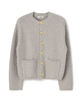 ハイブリットケーブル クルーネックカーディガン