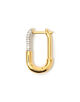 Otiumberg. Pave Staple hoop 片耳ピアス