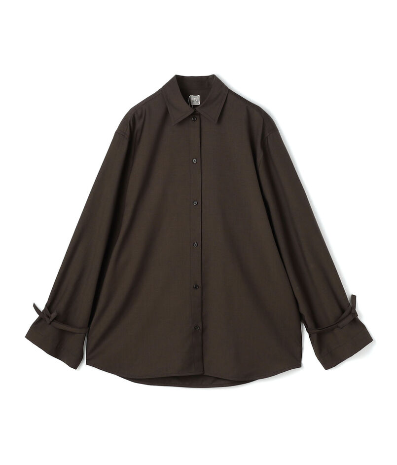 TOTEME タイカフシャツ