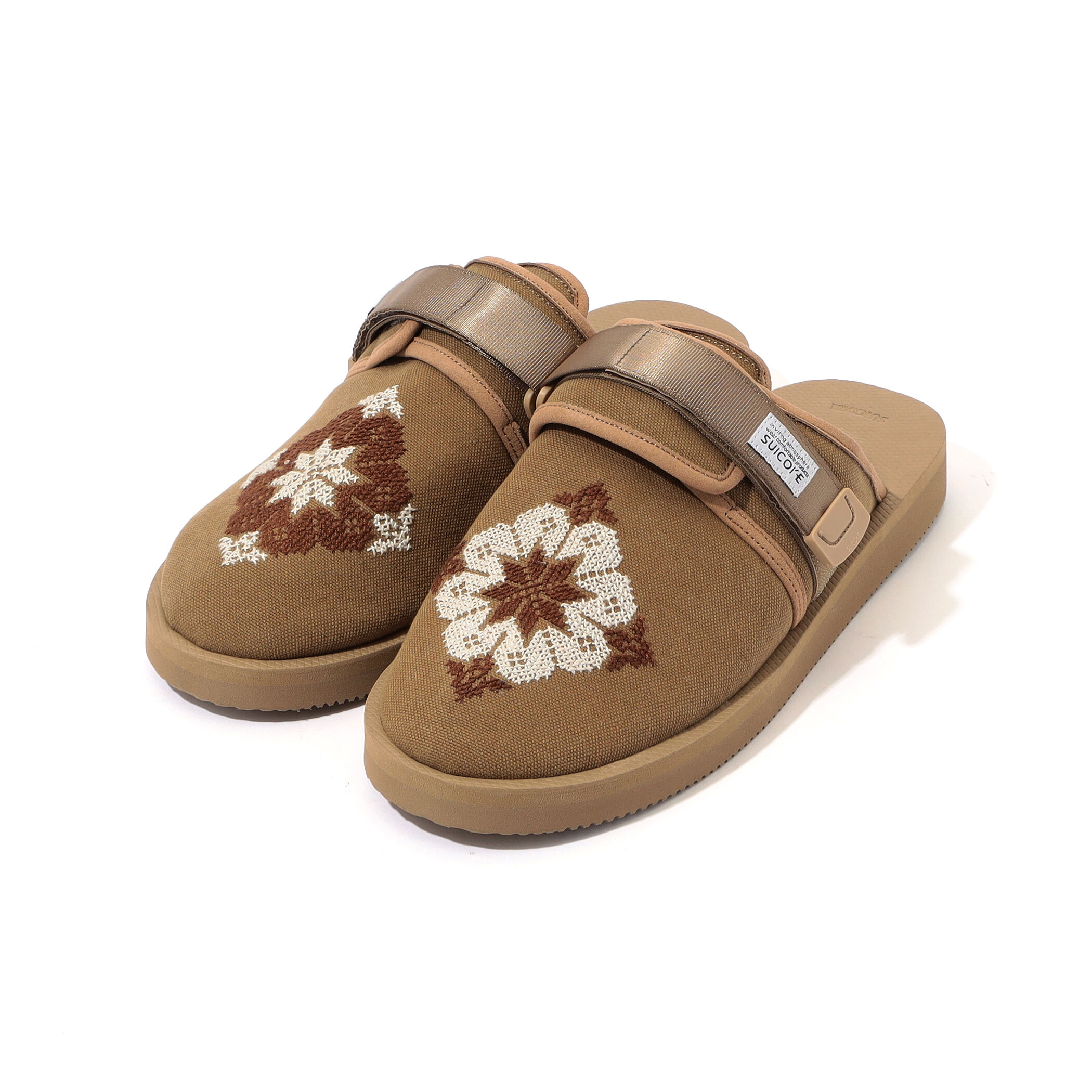 SUICOKE Biscuit スエード Zavo サンダル ナナミカ × スイコックの冬サンダルは、キャンバスとスエードの