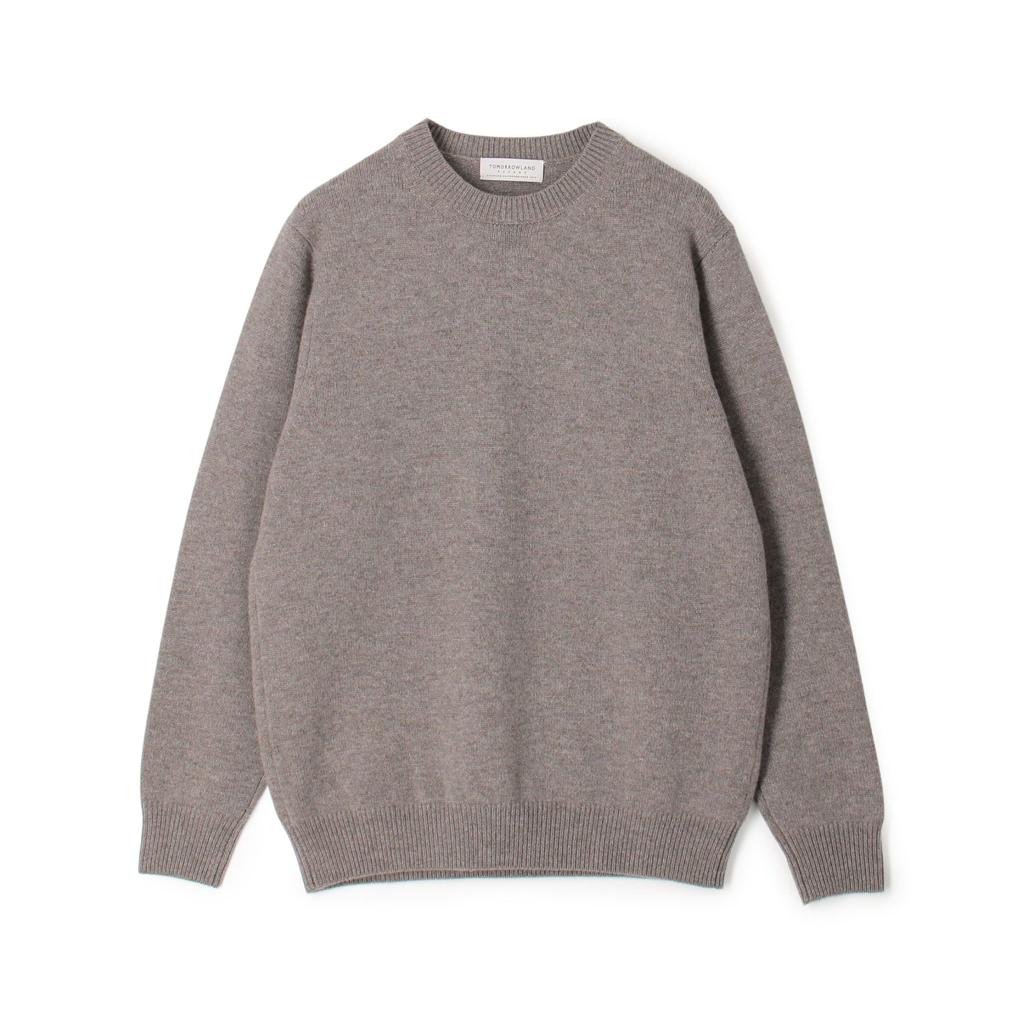 TOMORROWLAND tricot スーパーファインラムウール クルーネックプル