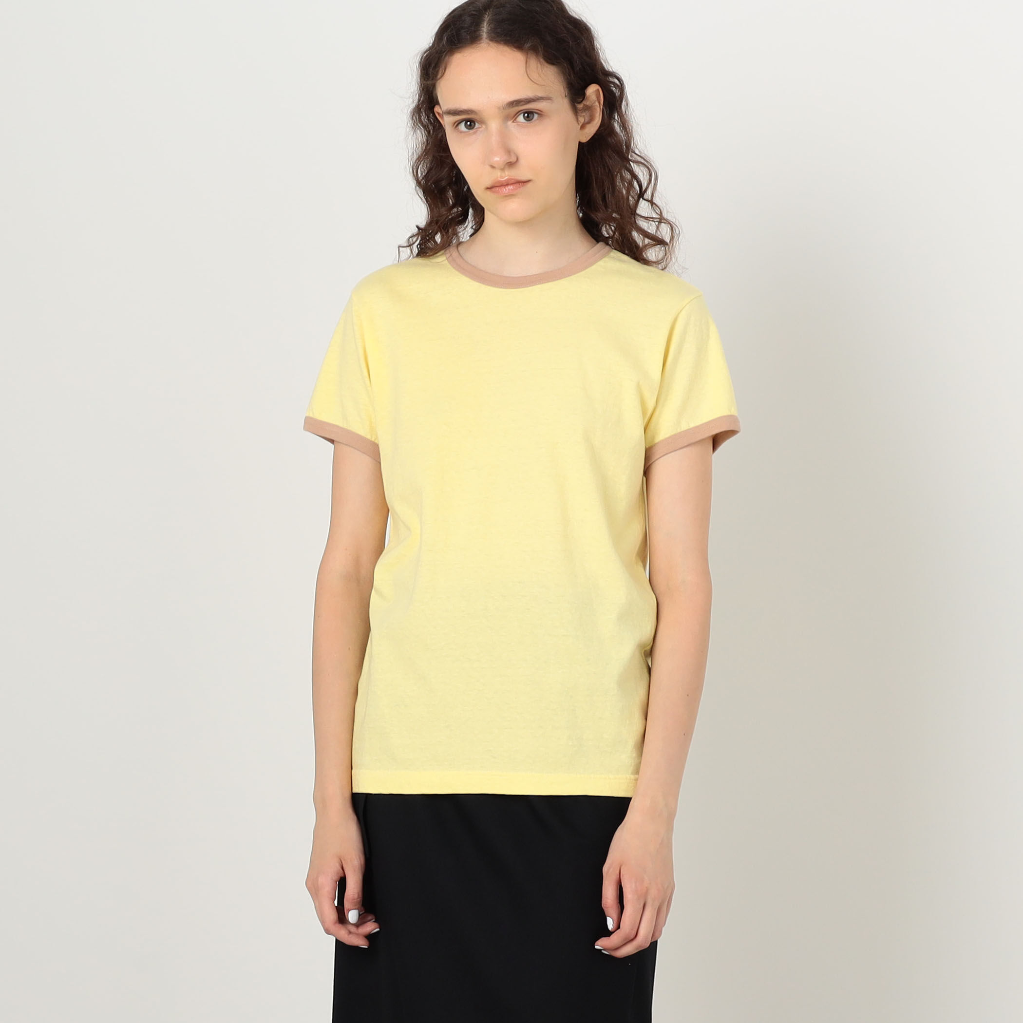 別注】FilMelange × SUPER A MARKET コットン リンガーTシャツ