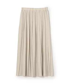 スエードサテン プリーツスカート