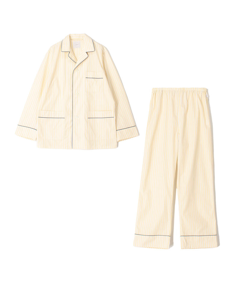 コットンブロードストライプ パジャマ（ウィメンズ）