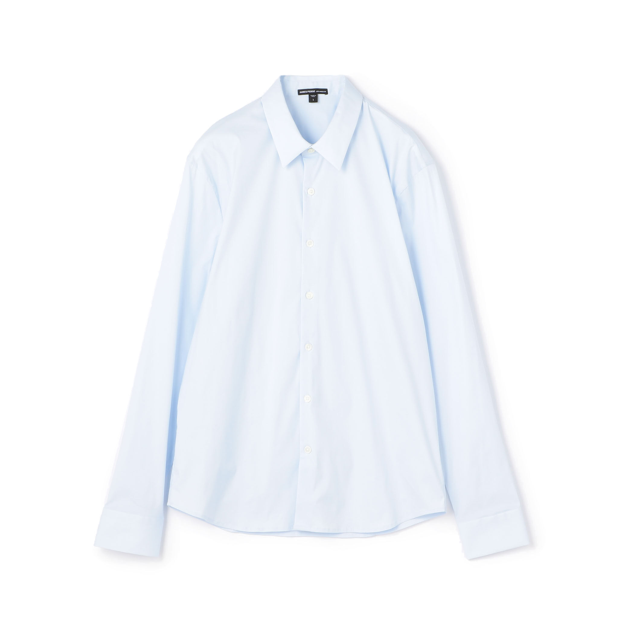 james perse ストレッチポプリンシャツ Matte Stretch Poplin Dress Shirt - Black | James Perse Los