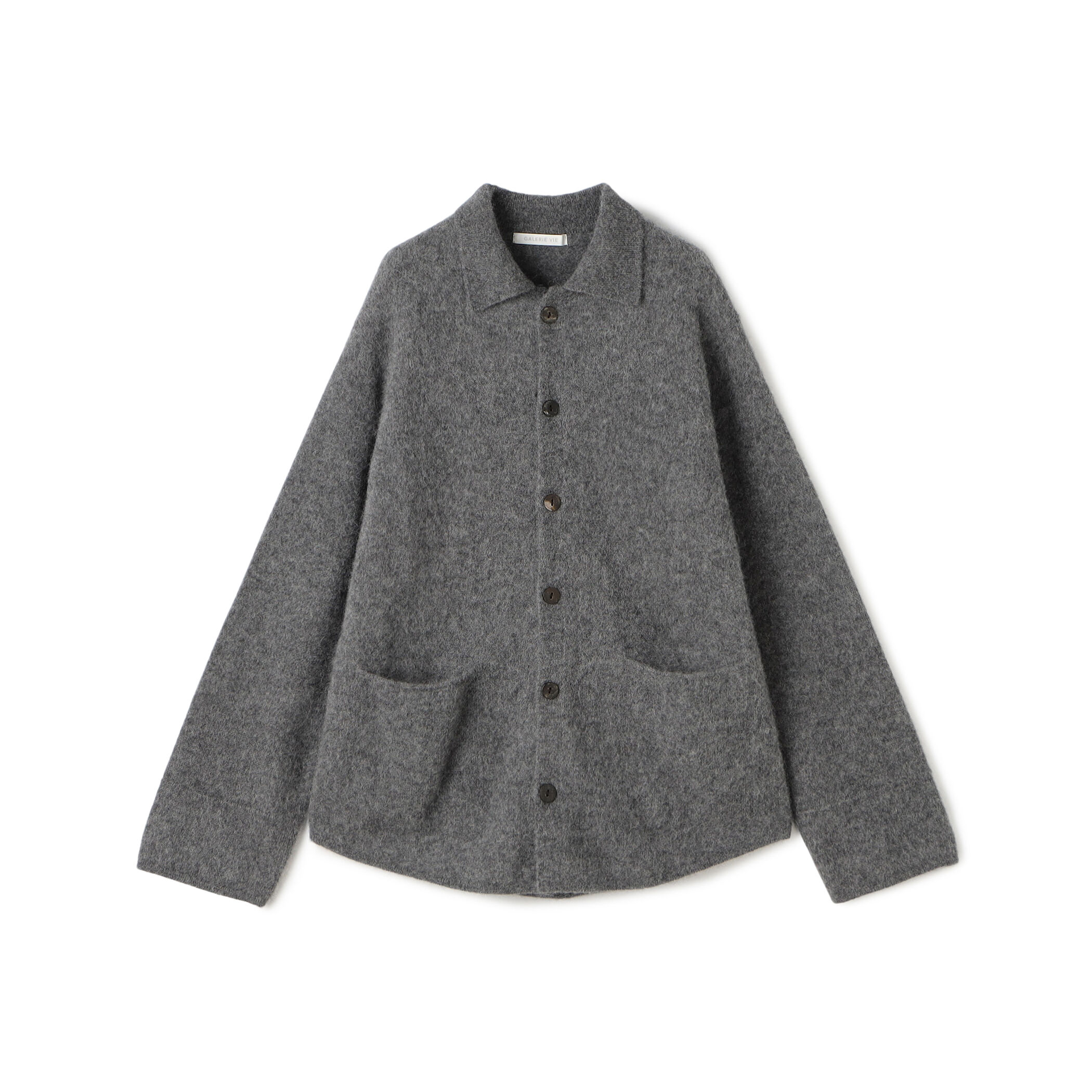 ベビーアルパカボイルド シャツカーディガン｜トゥモローランド 公式通販