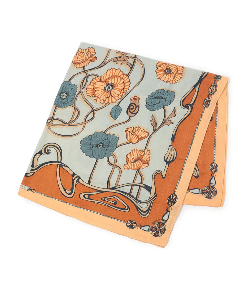 【別注】manipuri FLOWER スカーフ