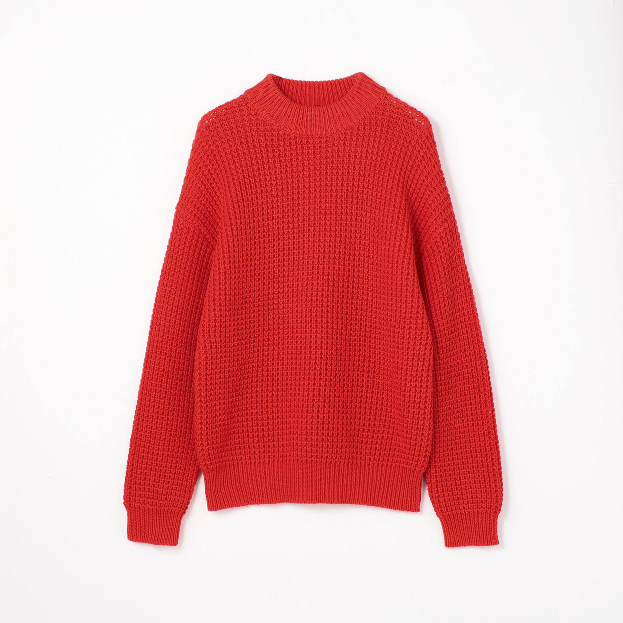□CABaN ワッフル モックネックプルオーバー｜トゥモローランド