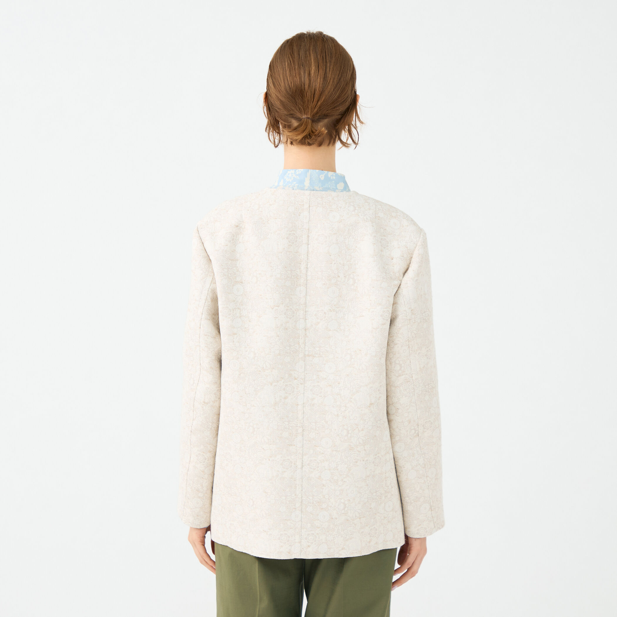 ボタニカルジャカード カラーレスジャケット｜トゥモローランド 公式通販