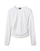 コットンポリエステルジャージー サイドシャーリングTシャツ WMTP3232