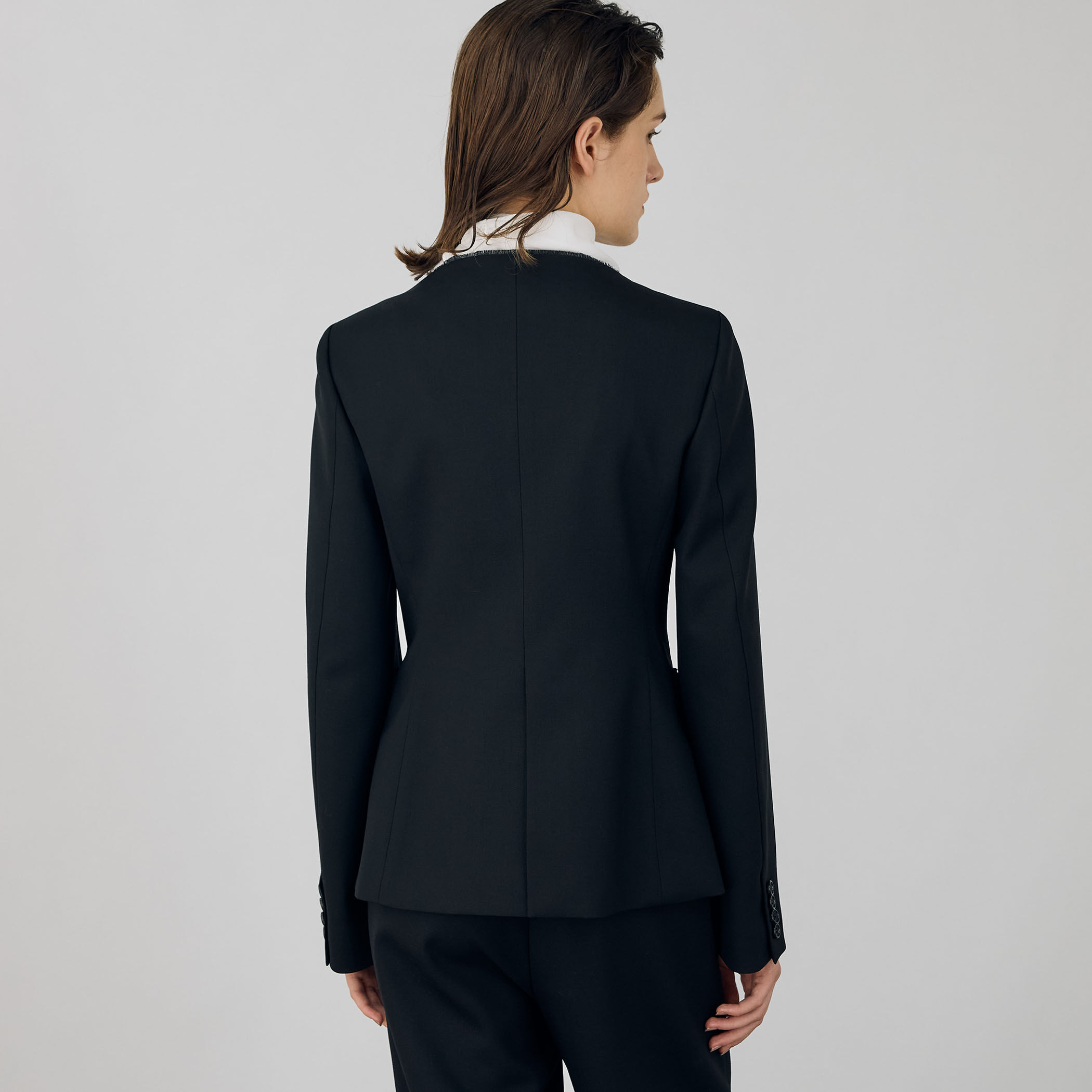 バ*ー様 パラスパレス●ウールノーカラージャケット パラスパレスのアウター PAL'LAS PALACE ONLINE STORE