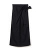 クレープウールストレッチ ラップマキシスカート