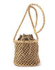 seya. RAFFIA BUCKET BAG