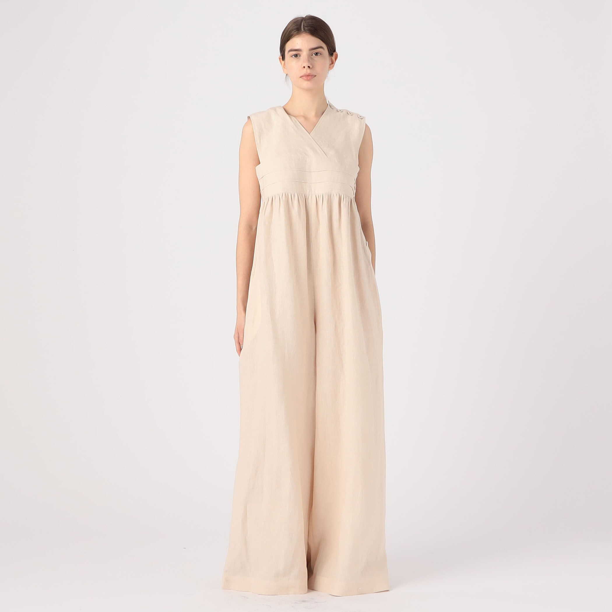 【人気投票 】ハイブランド人気ランキング！ HYKE LINEN JUMPSUIT｜トゥモローランド 公式通販 サロペット・オーバーオール・オールインワン