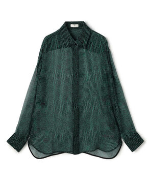 シルク楊柳 レギュラーカラーシャツ
