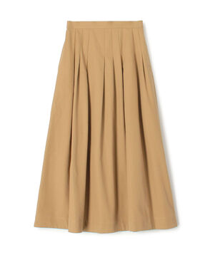 ノンマーセライズドコットン ランダムタックスカート