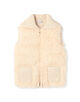 MONCLER フェイクファー ベスト