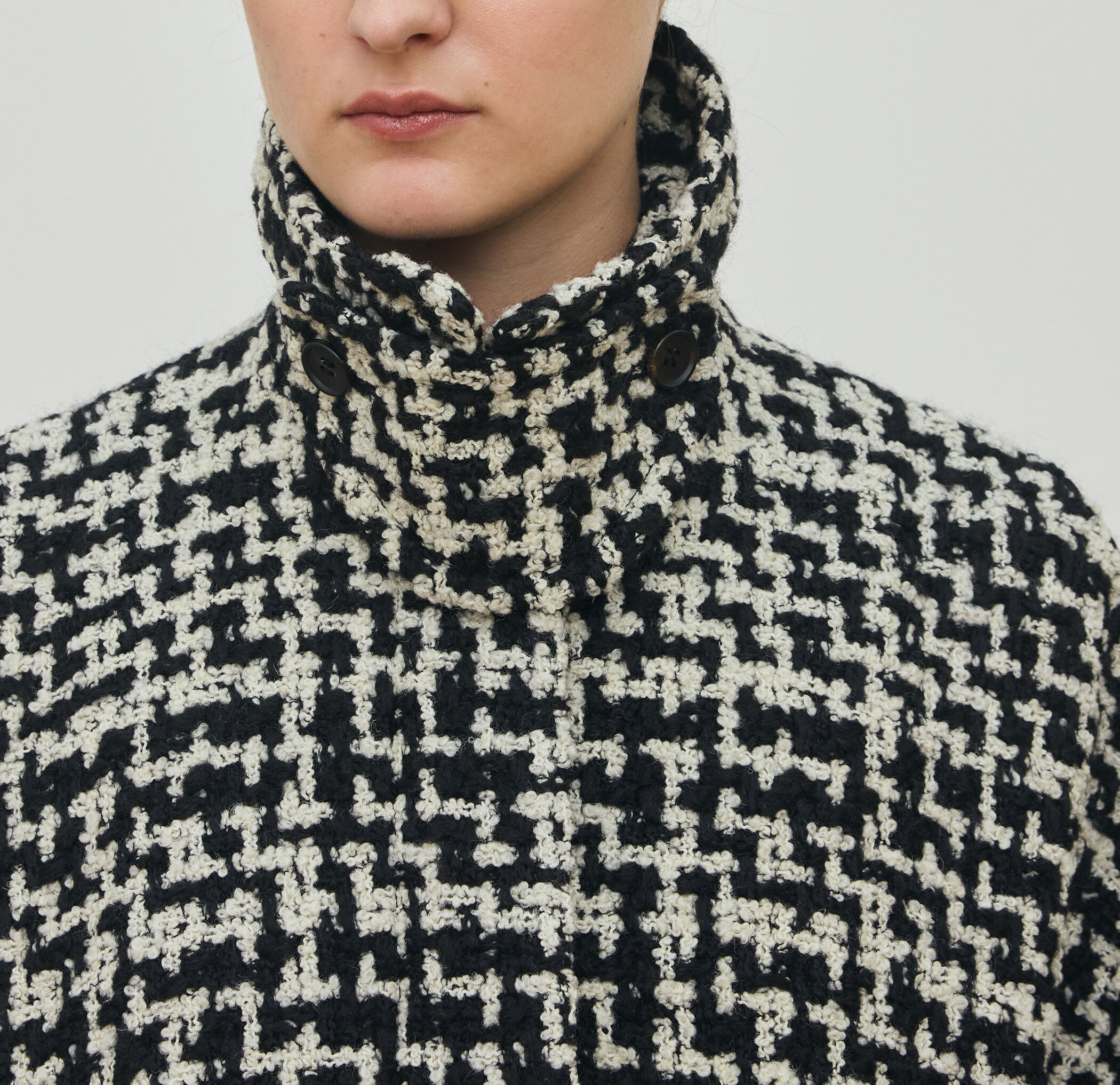 ビンテージブークレーツイード バルカラーコート｜トゥモローランド