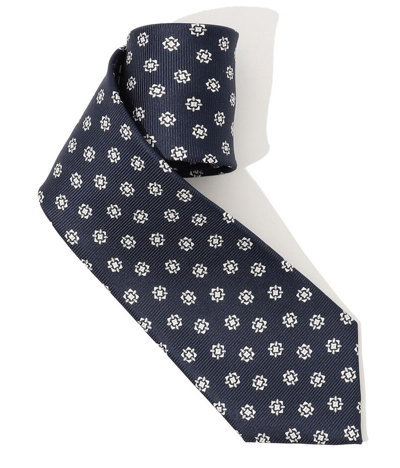 ERRICO FORMICOLA シルクプリント 小紋柄ネクタイ