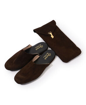 Charvet ゴートスエード スリッパー