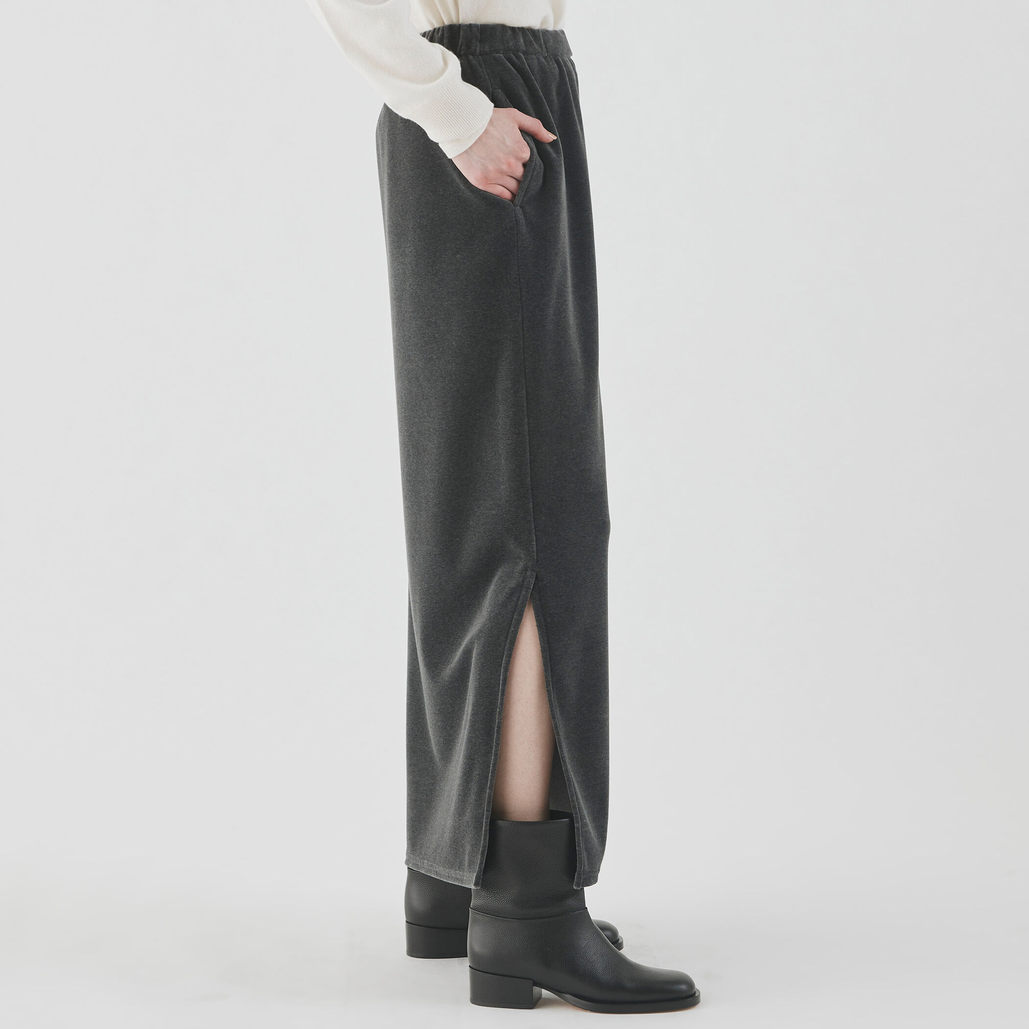 商品画像：FREAK'S STORE スカート ベロア サイドライン : ZOZOTOWN Yahoo 1