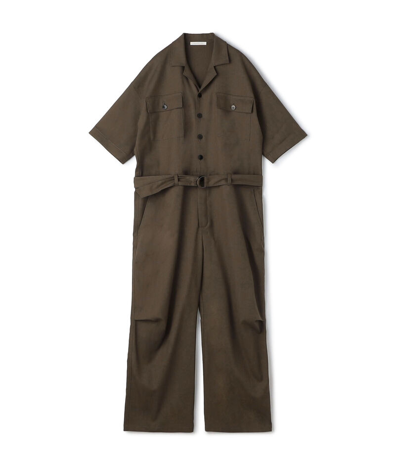 クレープウールストレッチ ジャンプスーツ