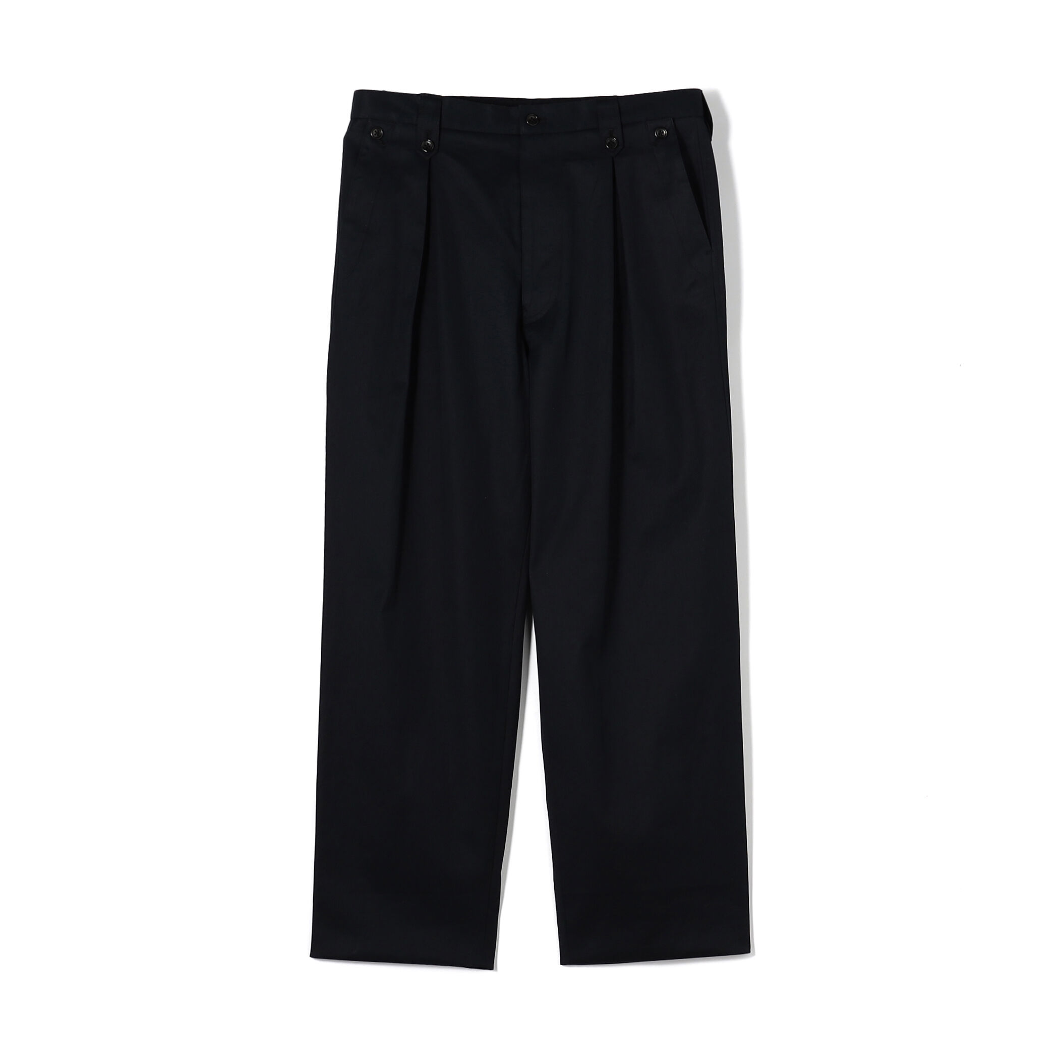 60/2コットンギャバジン 1タックペグトップパンツ｜トゥモローランド