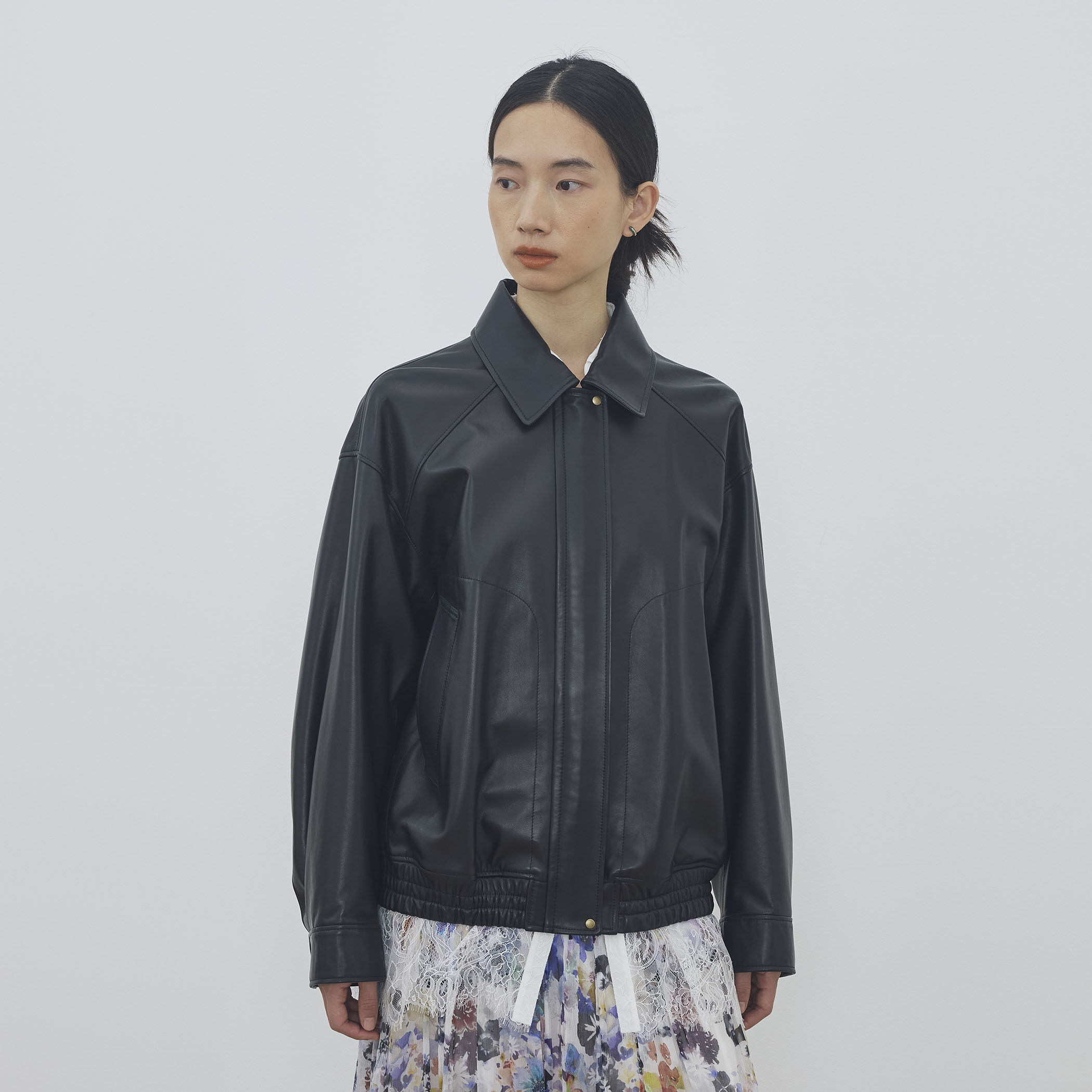 ラムレザー バイカーブルゾン｜トゥモローランド 公式通販