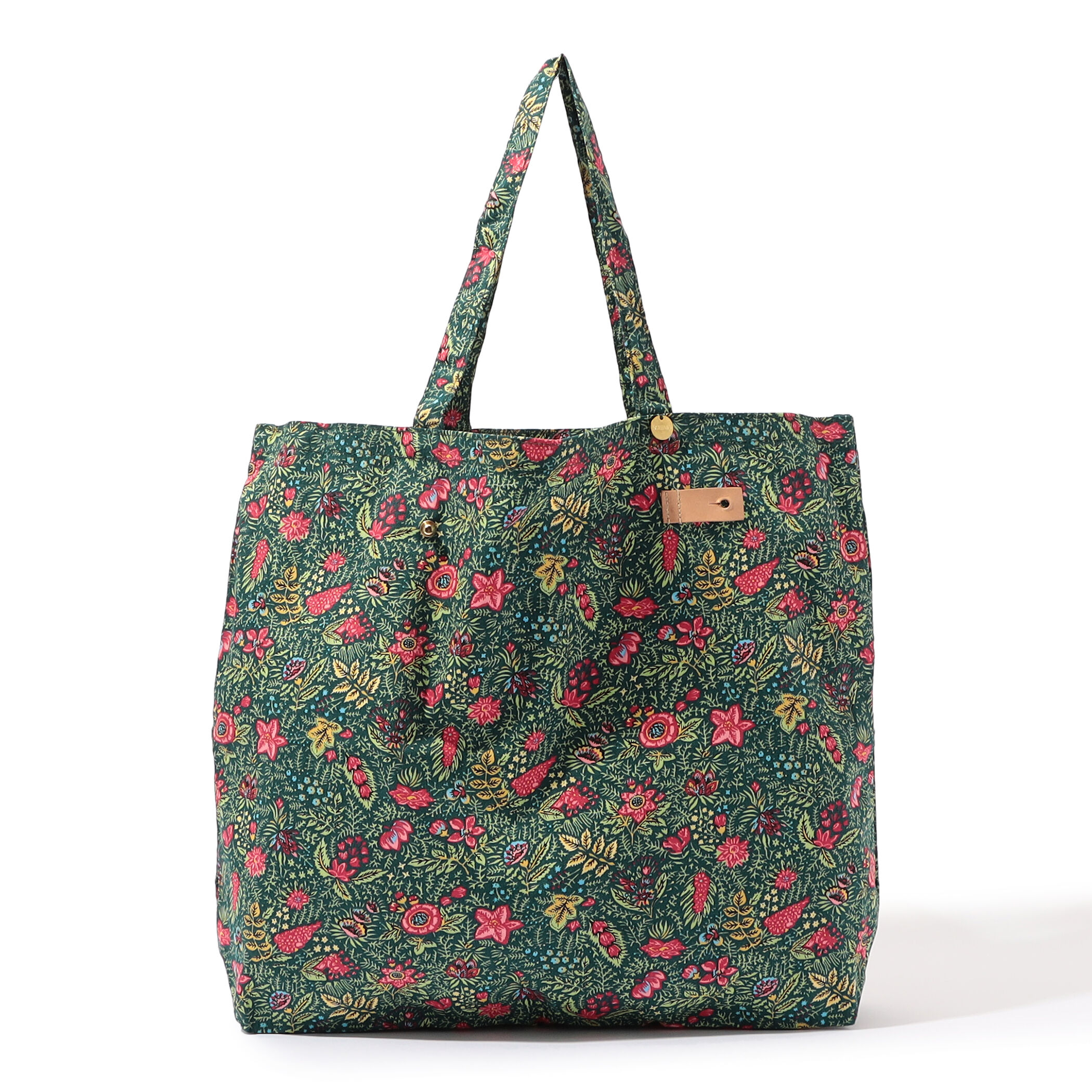 SOULEIADO コットンオックス ポケッタブルトートバッグ