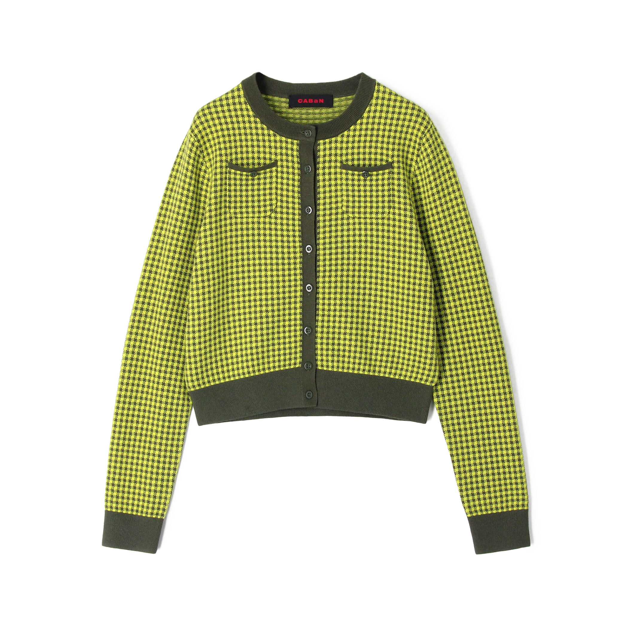 TOMORROWLAND - 定価4.2万 2021SS トゥモローランド CABaN キャバン コットンカシミヤ ギンガムチェックカーディガン F/レッド【2400013448970】 TOMORROWLAND - 定価4.2万 2021SS トゥモローランド CABaN