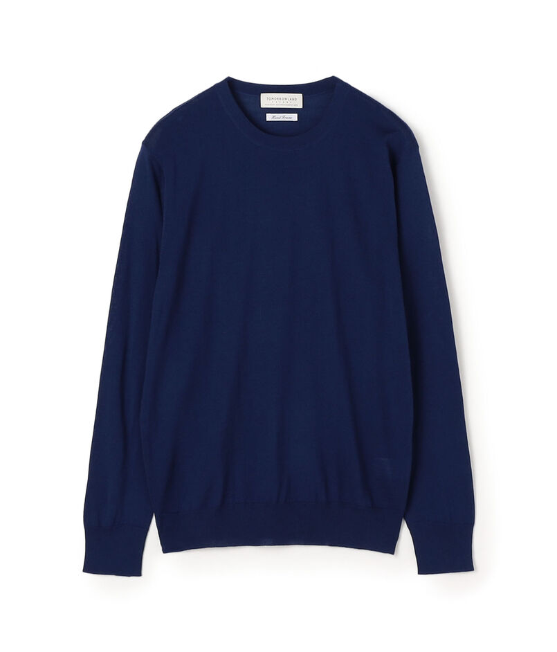 TOMORROWLAND tricot スーパーファインメリノウール クルーネックニット S-WOOL
