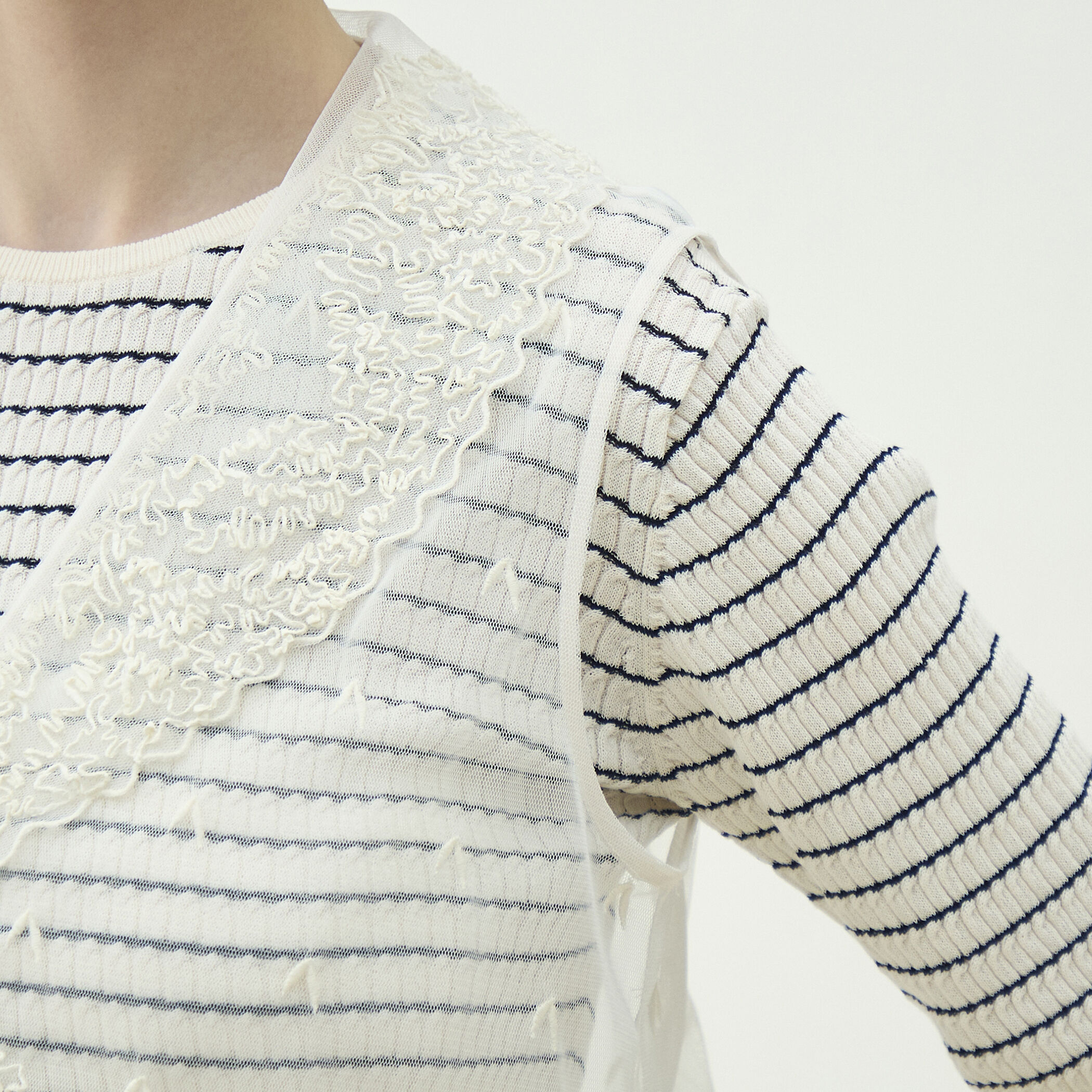 WEB先行予約】ビンテージレース ノースリーブブラウス