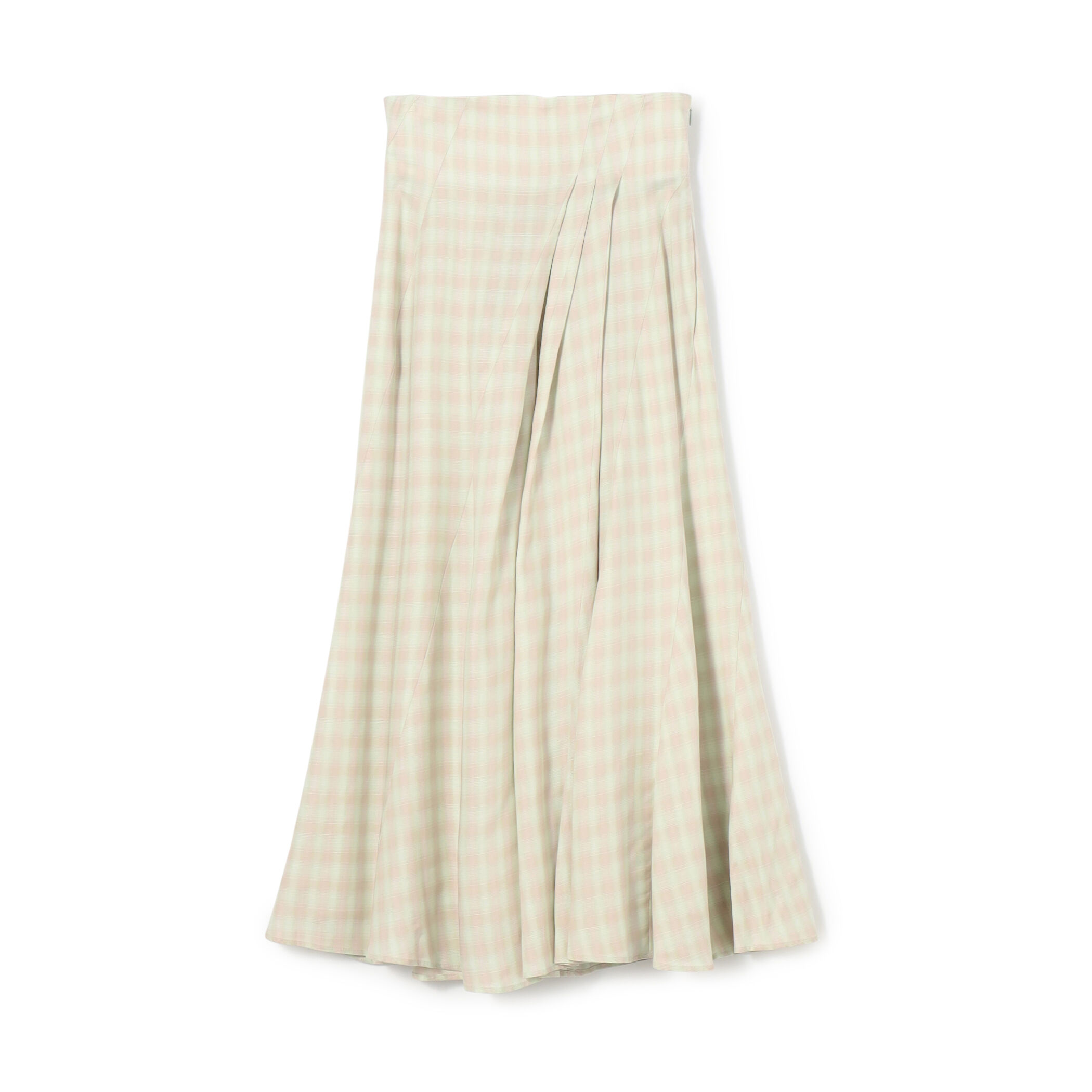 Mame Kurogouchi Linen Mix Ombre Checkskirt｜トゥモローランド