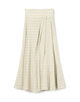 Mame Kurogouchi Linen Mix Ombre Checkskirt Mame Kurogouchi Linen Mix Ombre Checkskirt