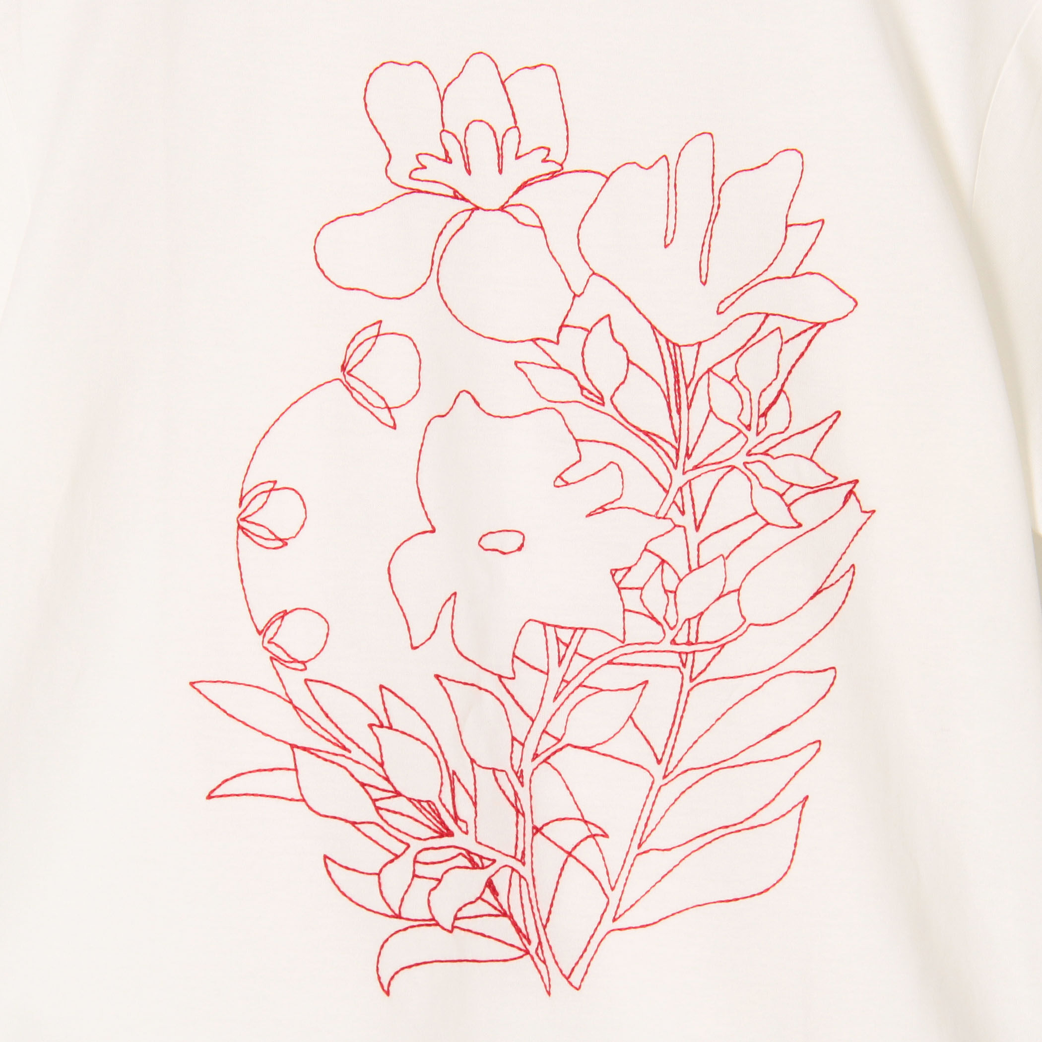 ボタニカルエンブロイダリー Tシャツ｜トゥモローランド 公式通販
