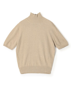 Commission TURTLENECK ハーフスリーブニット