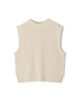 リネンウールバスケット クルーネックベスト