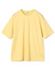 シルクコットンジャージー クルーネックTシャツ