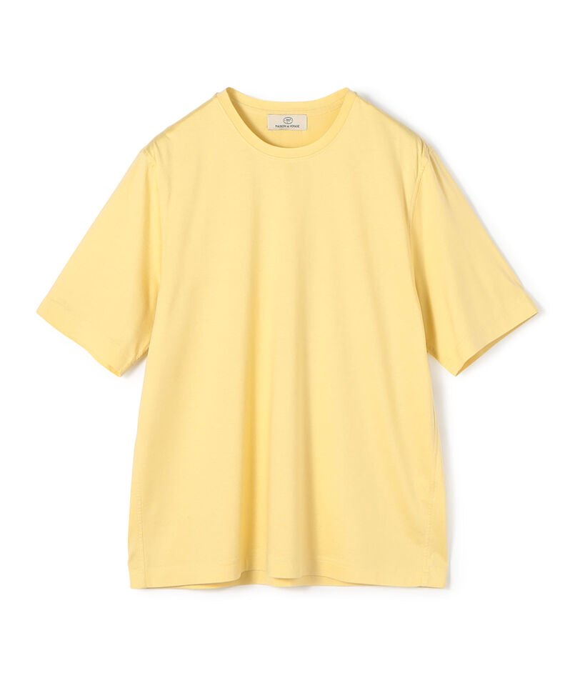 シルクコットンジャージー クルーネックTシャツ