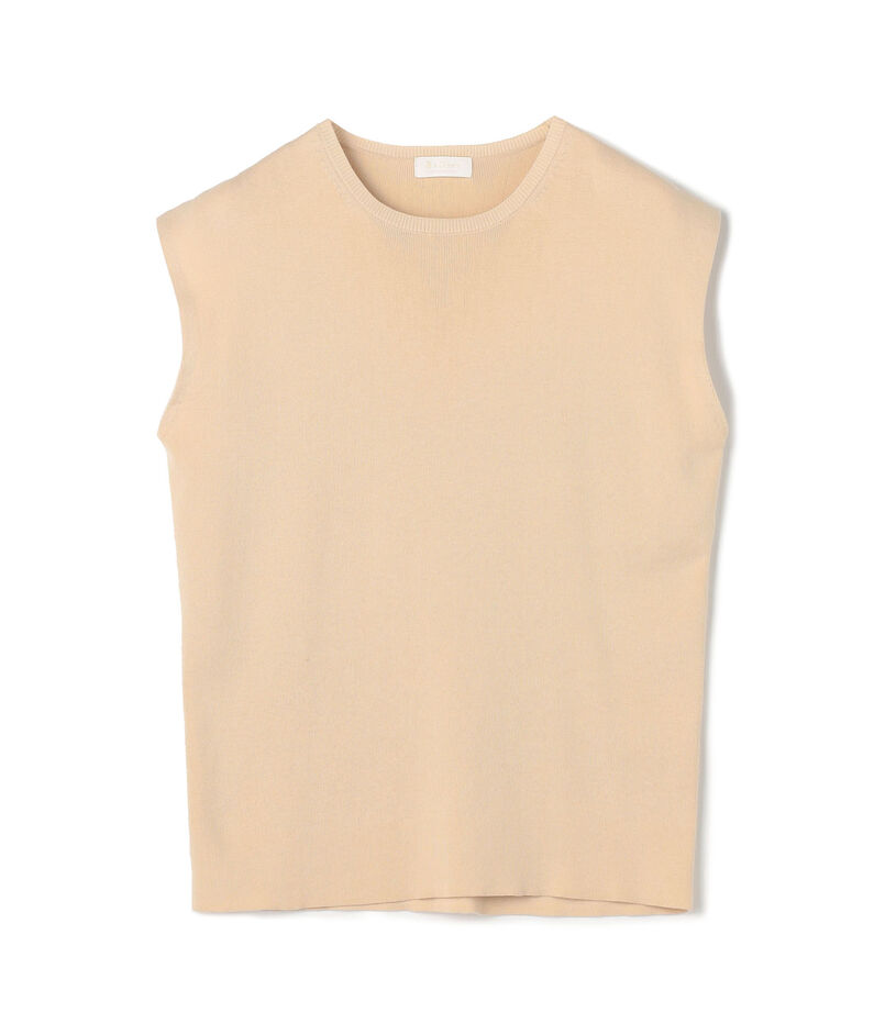 ハイゲージコットン ノースリーブプルオーバー