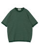 TOMORROWLAND tricot シーアイランドコットン ハーフスリーブクルーネックニット
