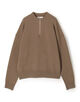 extreme cashmere like ハーフジップ プルオーバー