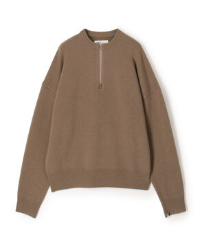 extreme cashmere like ハーフジップ プルオーバー