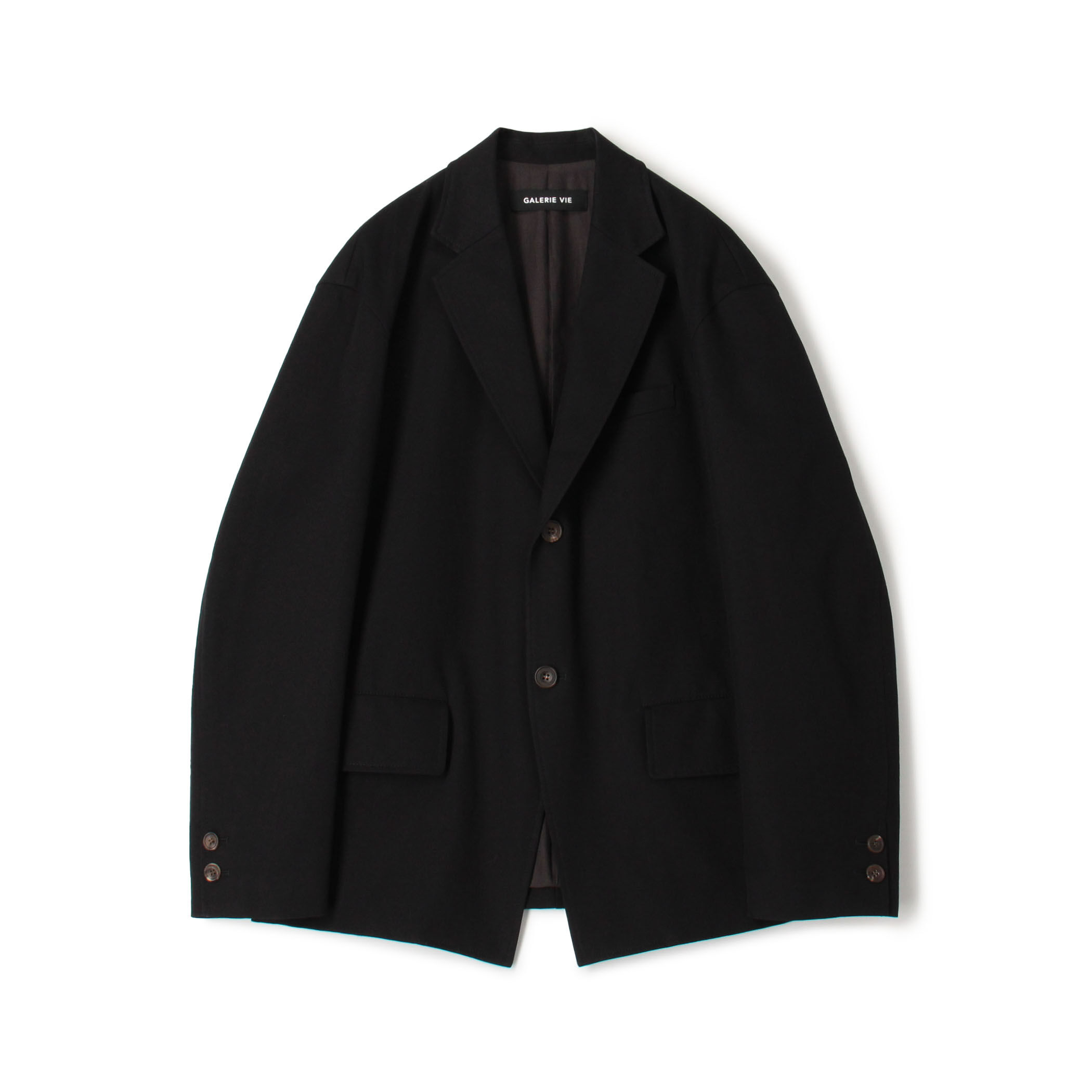 □ノンマーセライズドコットン テーラードジャケット