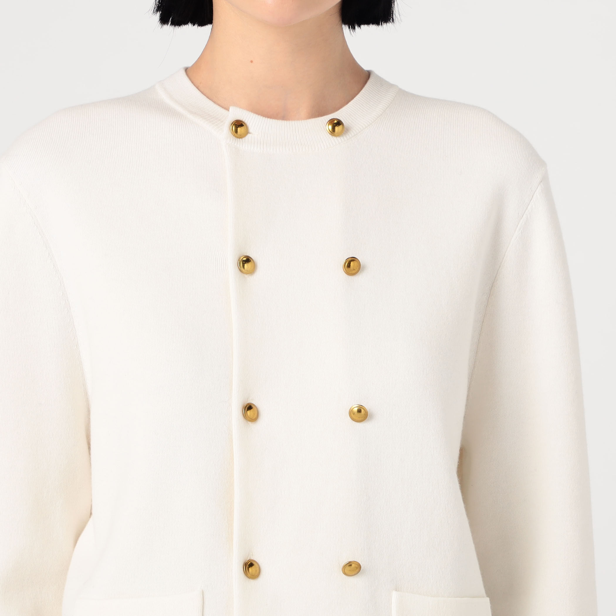 極美品 トゥモローランド 23SS 定価3.5万 コットン カーディガン ブルー 極美品 トゥモローランド 23SS 定価3.5万 コットン カーディガン