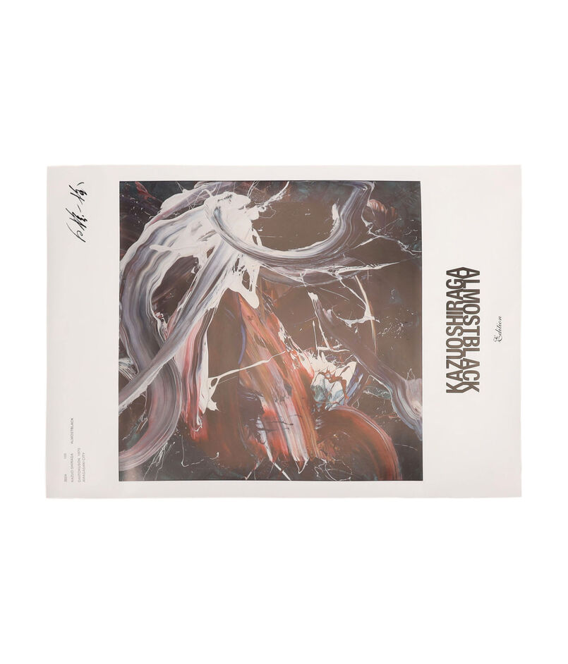 ■ALMOSTBLACK 白髪一雄氏コラボ ポスター